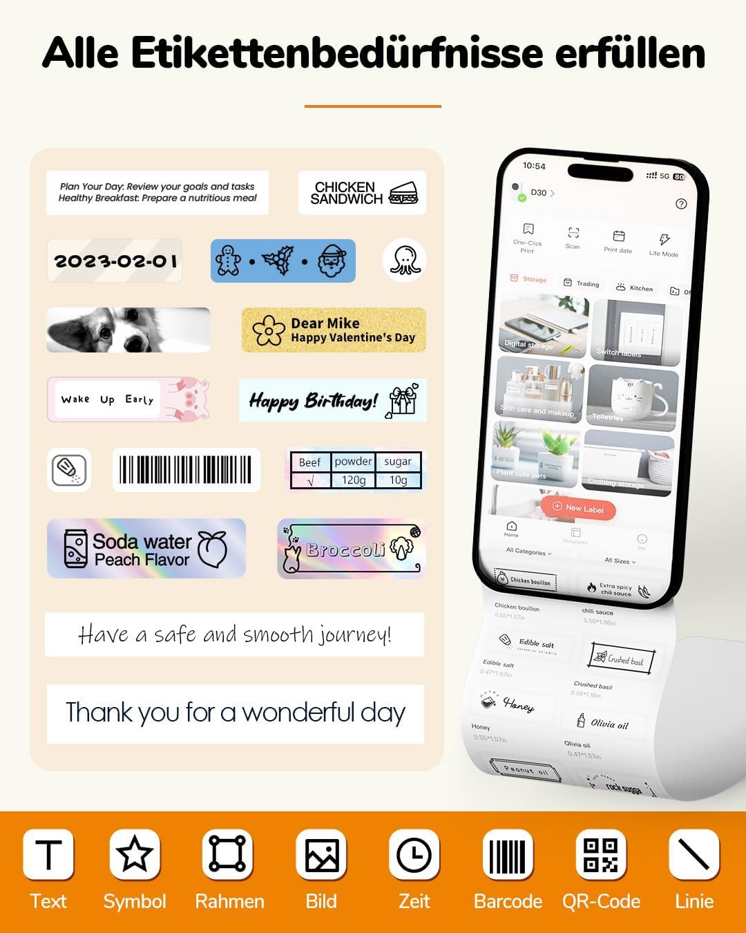 Thumbnail 3 de Phomemo D30: etichettatrice Bluetooth portatile per etichette personalizzate