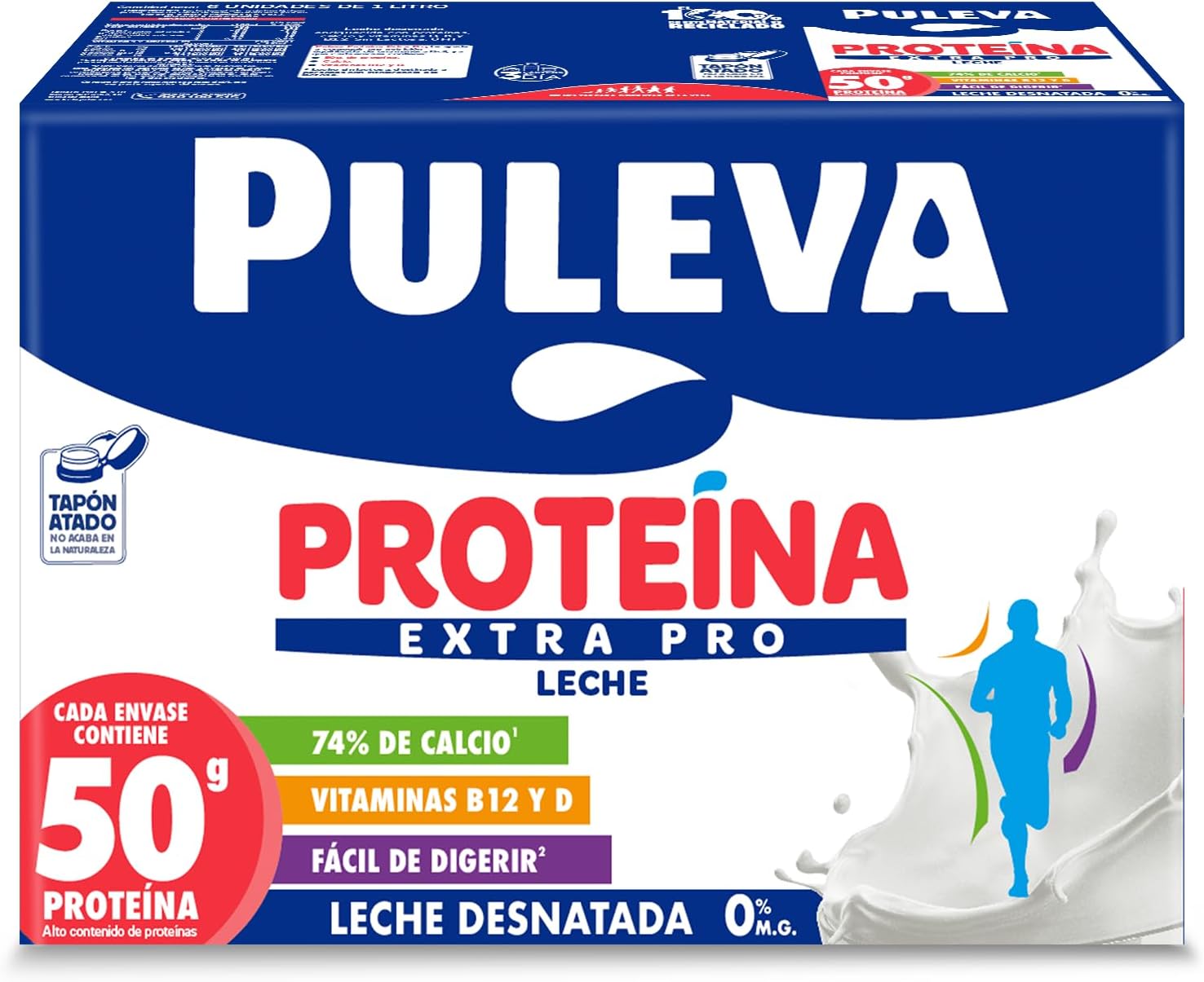 Thumbnail 6 de Puleva Proteína Extra Pro Pack 6 x 1L: proteína, calcio y vitaminas en una bebida lista para tomar