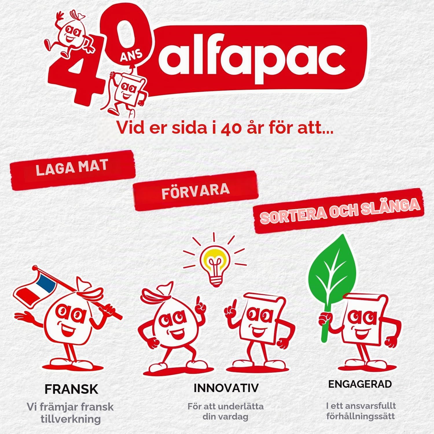 Detalle 2 de Alfapac CXV05010 soppåsar 50 l i vegetabilisk bioplast med glidband