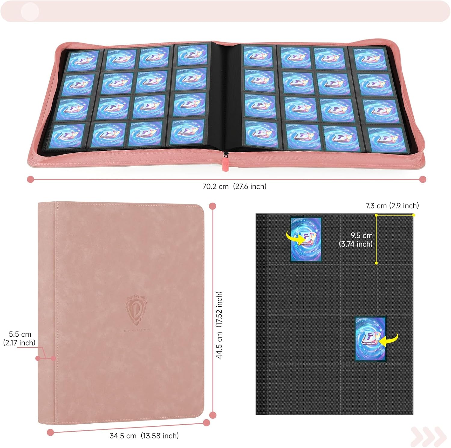 Detalle de Deoyibu Card Binder 1024-Card Capacity