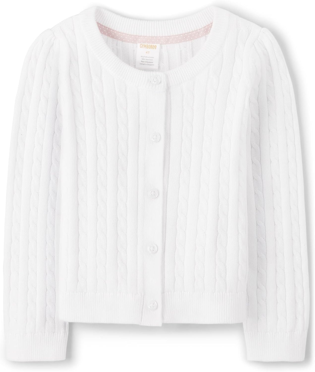 Detalle de Gymboree 3045458 Baby Girls’ & Toddler Long-Sleeve Cable-Knit Cardigan