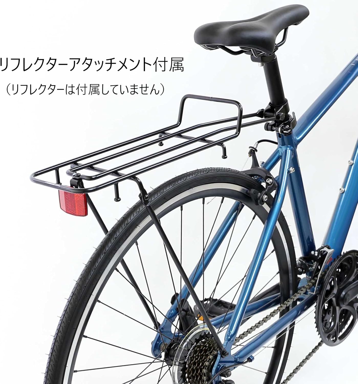 Detalle de 昭和インダストリーズ RCX-100 クロスバイク用リアキャリア 耐荷重18kg・カチオンブラック