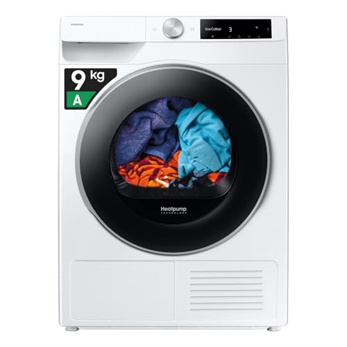 Samsung Asciugatrice AI Control DV90DG6845LE/U3, 9 kg – Pompa di Calore, Wi‑Fi, AI Dry+