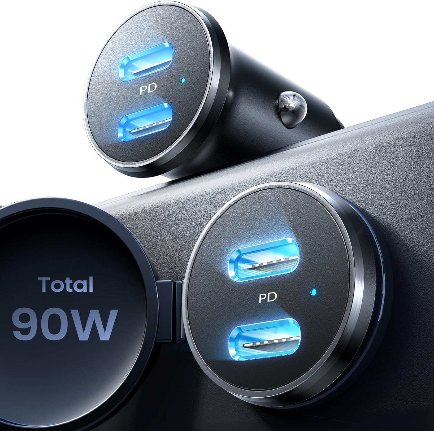 Detalle de LISEN 90W Autoladegerät USB C