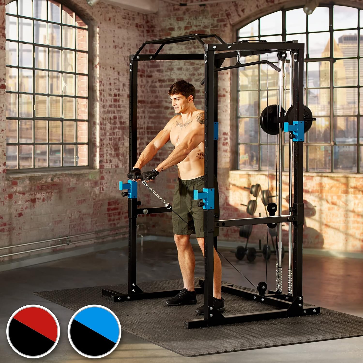 Detalle 2 de TecTake Multiestación de Fitness para Entrenamiento 🏋