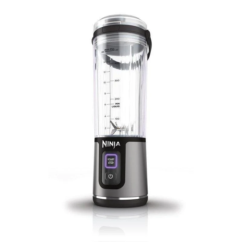 Detalle de Licuadora Ninja Blast portátil 530 ml (negra): potencia y movilidad para smoothies donde quieras