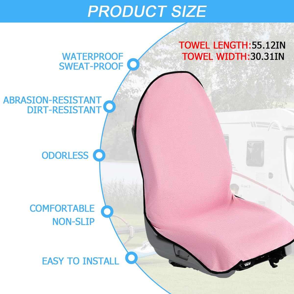 Thumbnail 1 de Mandark Car Seat Cover, Terry Cloth