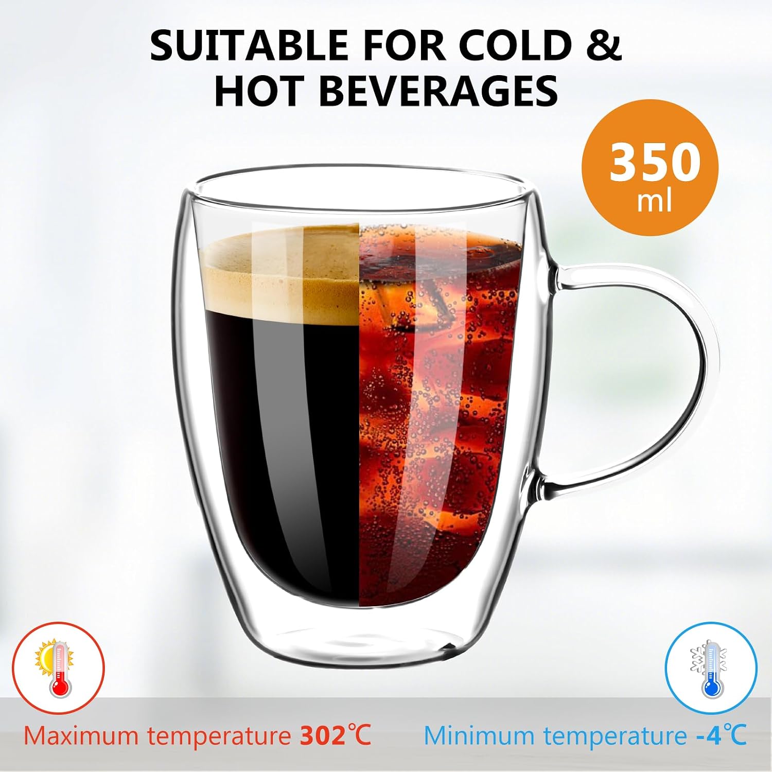 Thumbnail 1 de Esilihom 4 Pack double-walled mugs 350ml