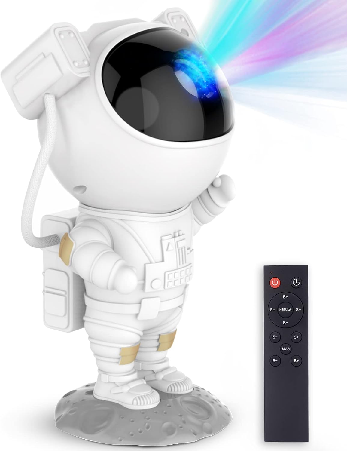 Detalle de Mooyran TYD-YHY-001 Astronaut Star Projector with 360° Head and Timer