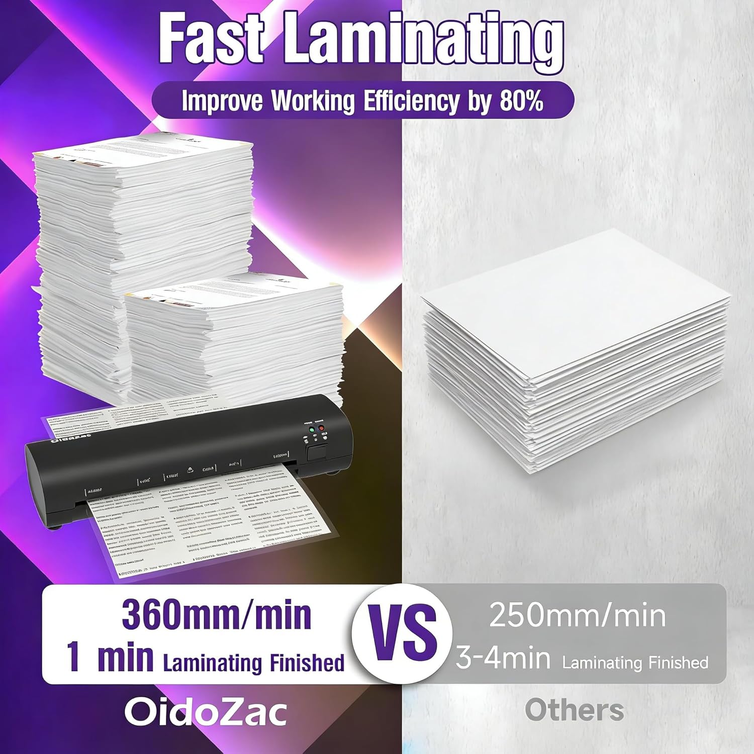 Detalle de OidoZac A4 Laminator 4 in 1