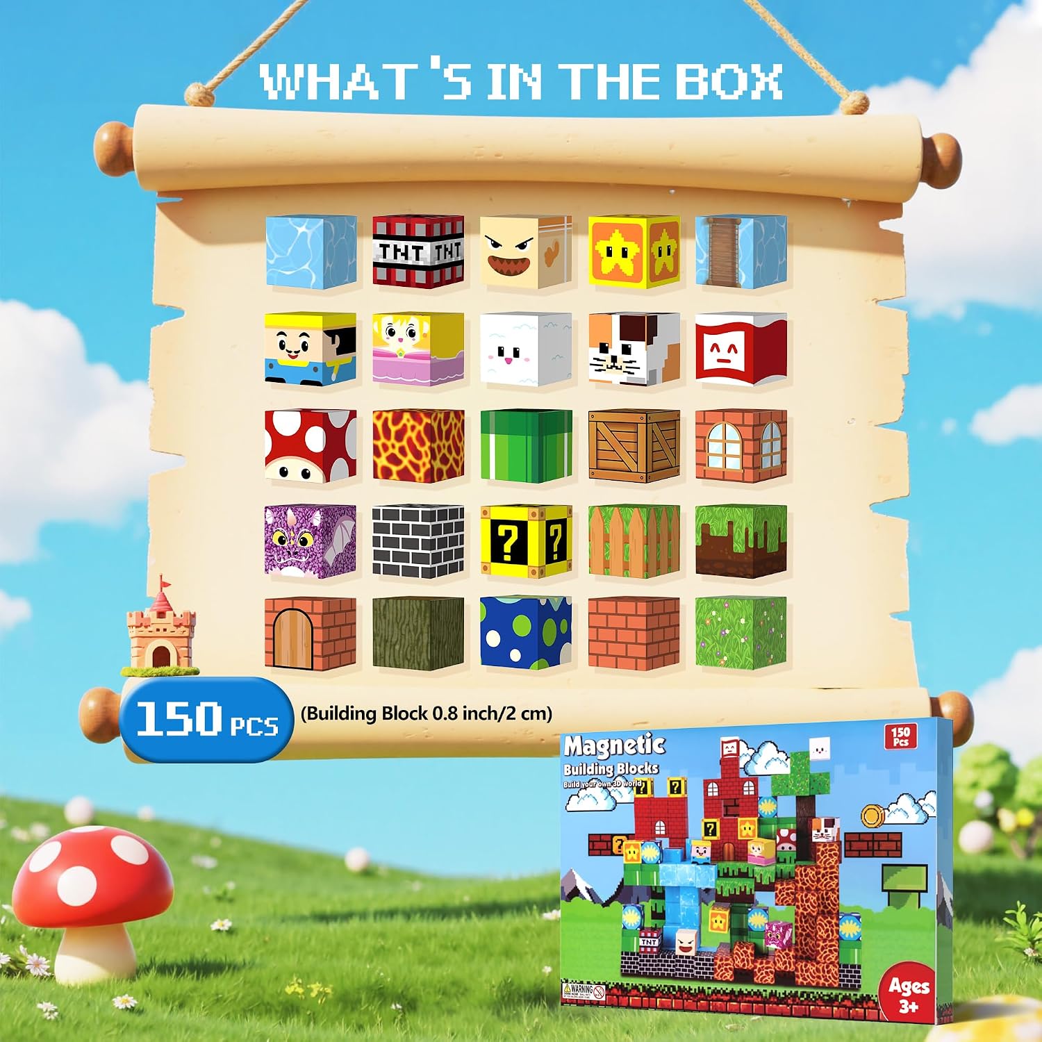 Detalle de Innovakids Magnetic Blocks 150 pcs STEM