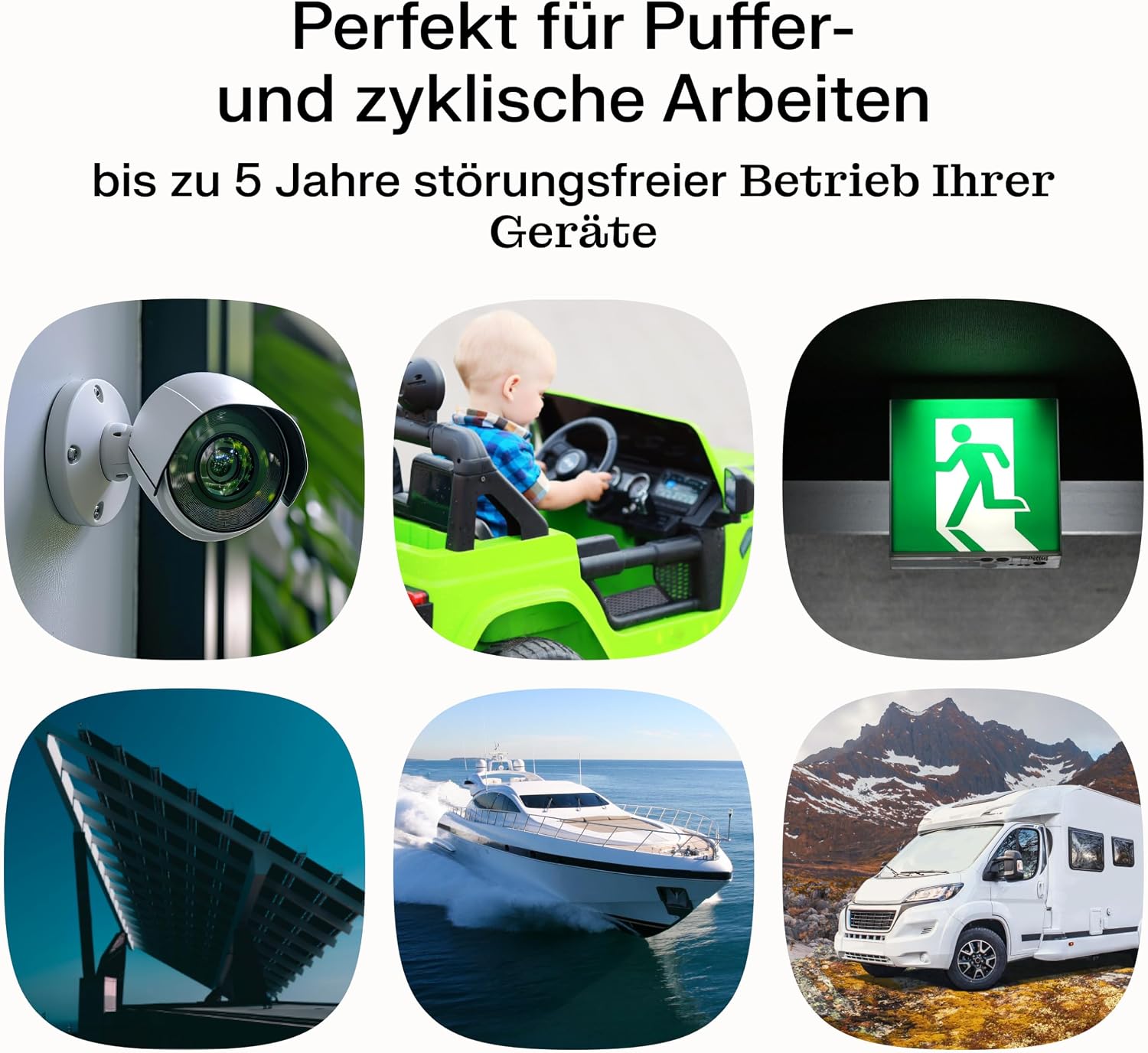 Thumbnail 6 de Green Cell AGM 12V 1,3Ah Akku – VRLA Blei-Batterie als zuverlässiger Ersatzakku