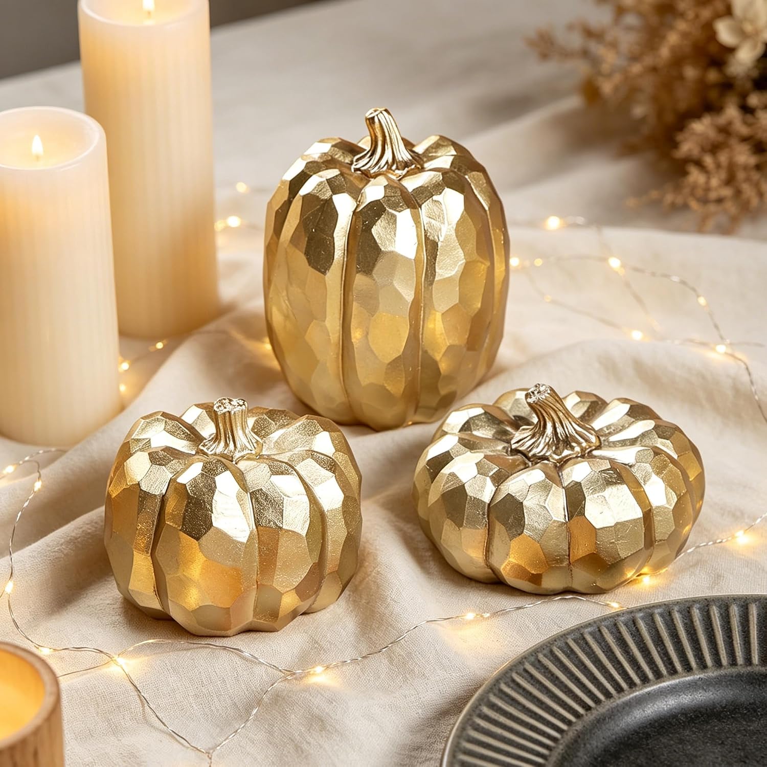 Detalle de Winemana Pumpkin Decor Resin