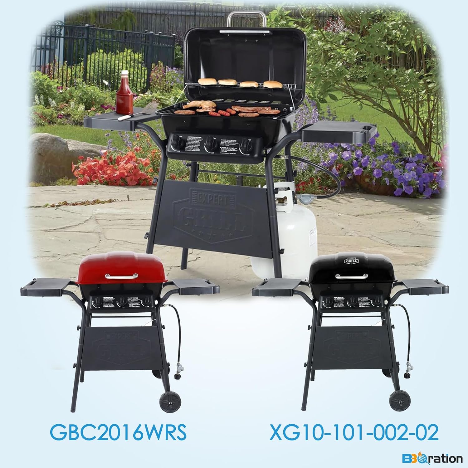 Thumbnail 1 de BBQration Grill Replacement Parts, XG10-101-002-02