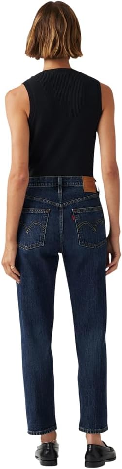 Detalle de Levi's Jeans da Donna 501 Crop High Rise, Straight Fit