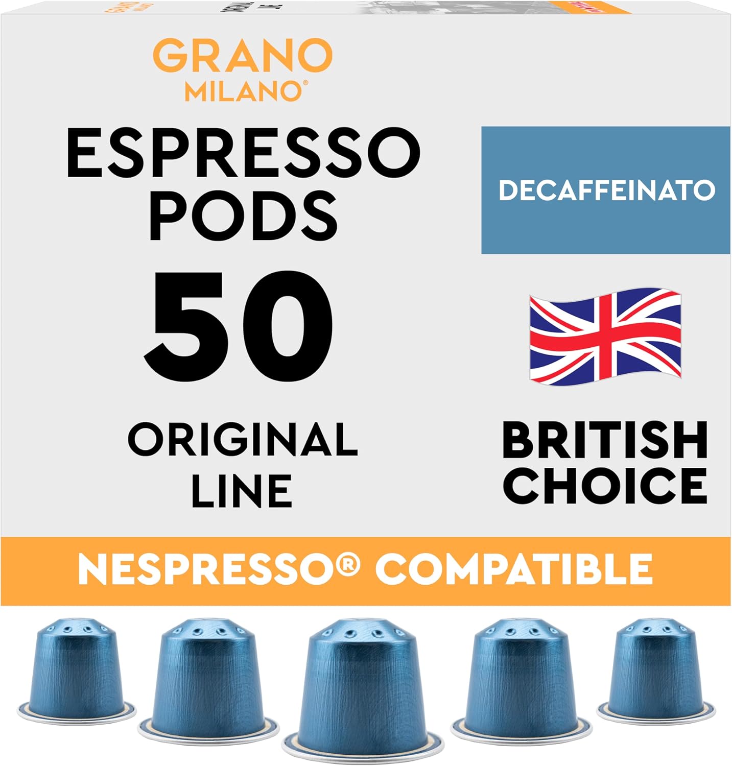 Detalle de Decaf coffee capsules 50 pack