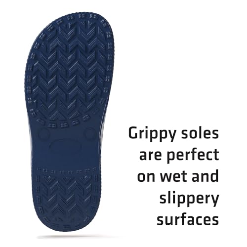Detalle de Lakeland Active Silloth Lightweight Ventilated Clogs – Oxford Blue (UK 8)