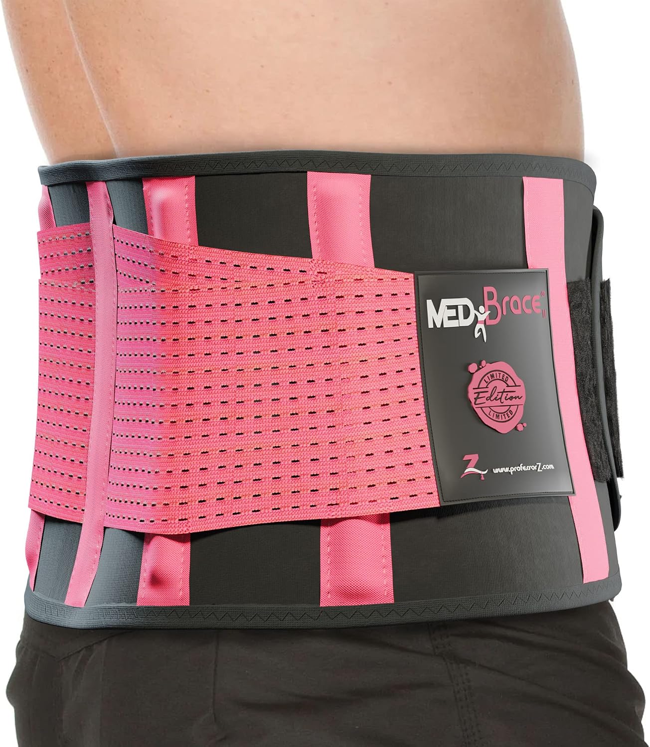 MEDiBrace Limited Edition back support belt for men and women – lumbar brace for sciatica and lower back support