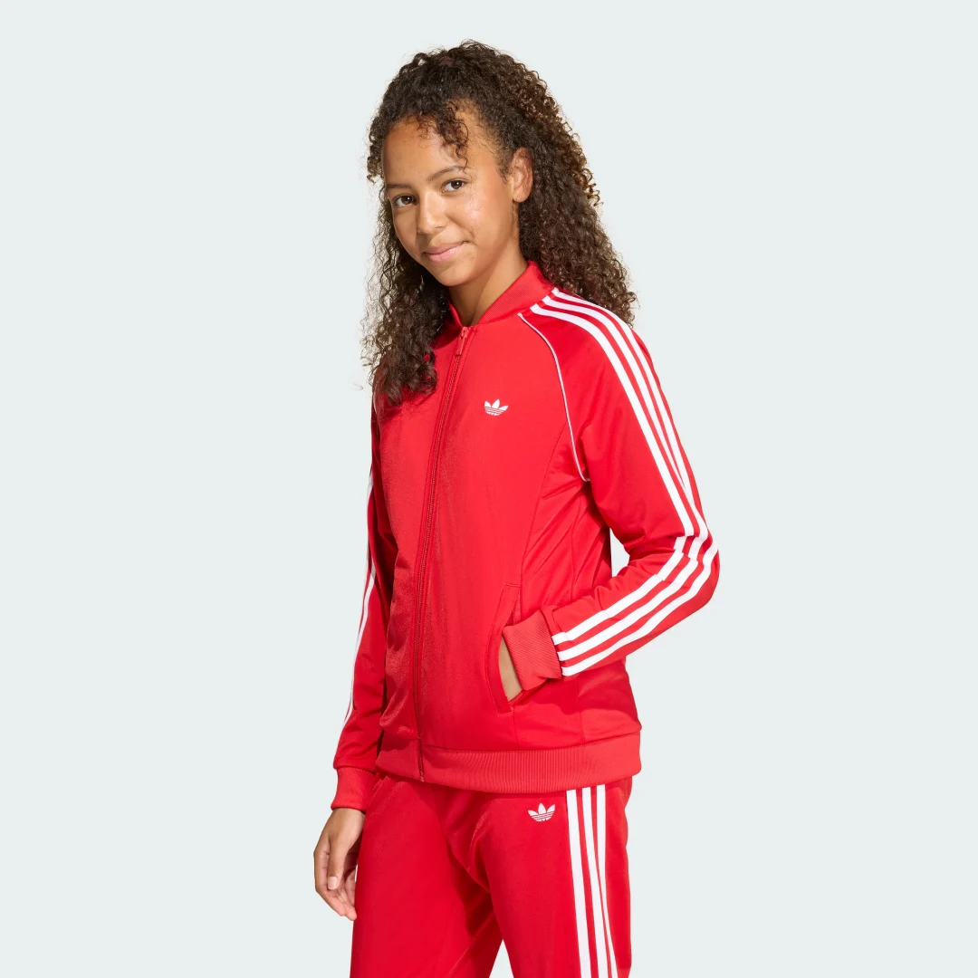 Thumbnail 2 de Chaqueta deportiva SST de Adidas (Rojo) – versión en tienda oficial