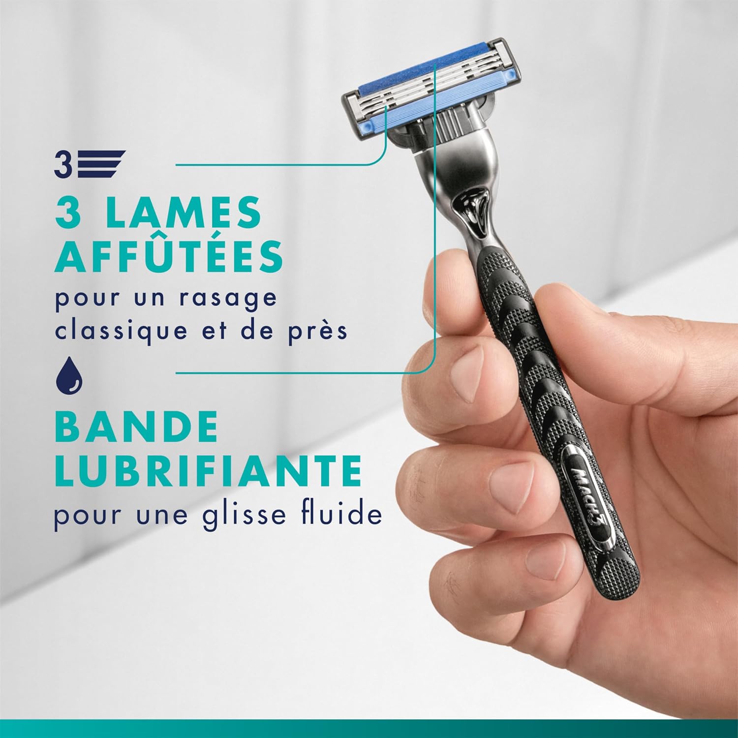 Thumbnail 5 de Gillette Mach3 Edition Spéciale Rasoir doux