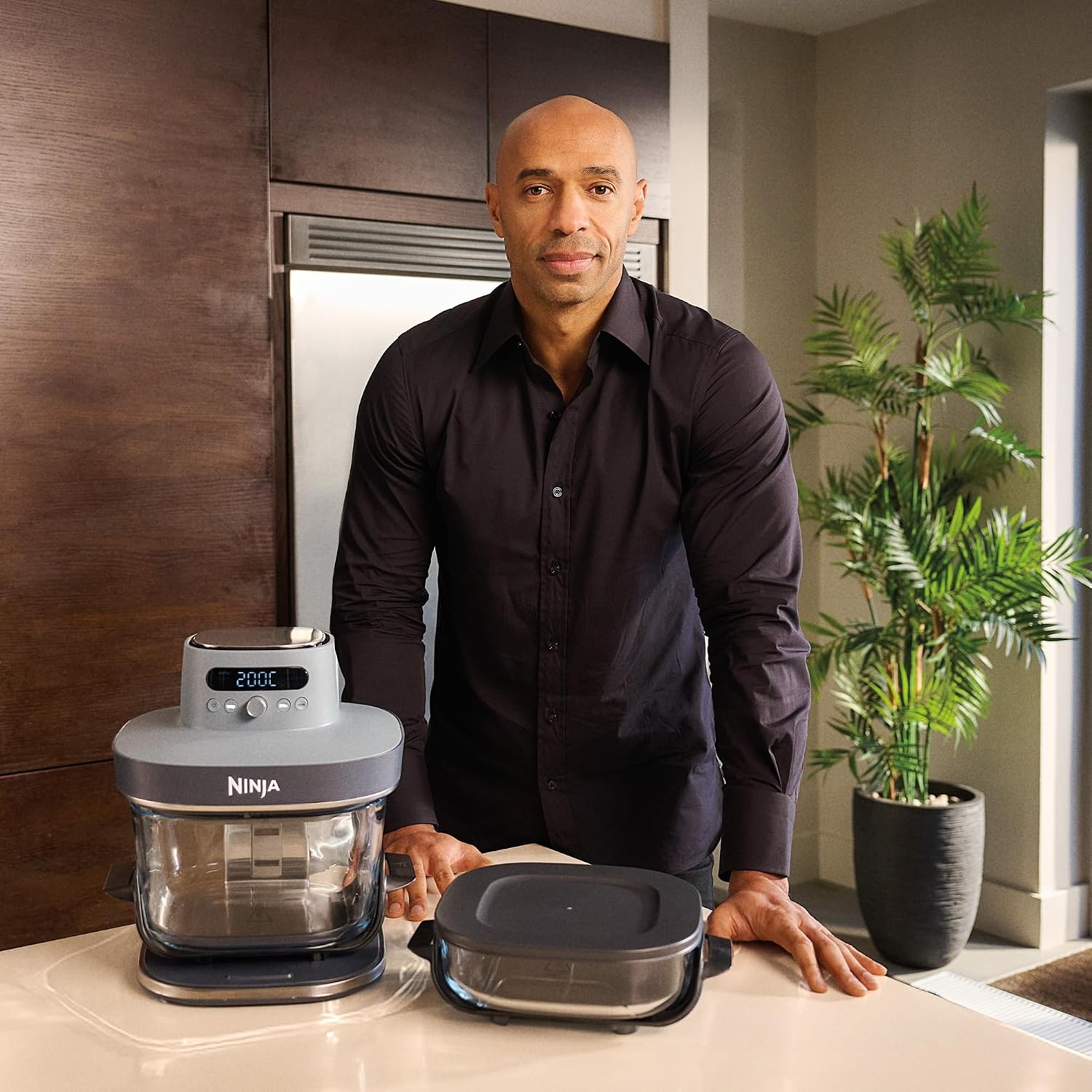 Thumbnail 1 de Ninja CRISPi PRO XL Glass Air Fryer with 5 Presets and CleanCrisp Glassware