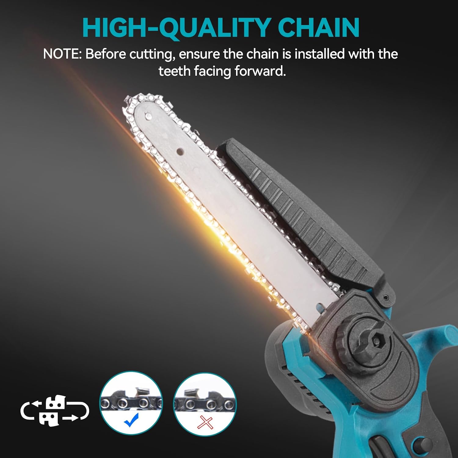 Thumbnail 4 de Yofidra Cordless Chainsaw 8" pole saw