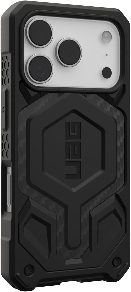 Detalle 2 de URBAN ARMOR GEAR UAG-IPH25MA-PMS-CF MONARCH PRO iPhone 17 Pro用耐衝撃ケース カーボンファイバー