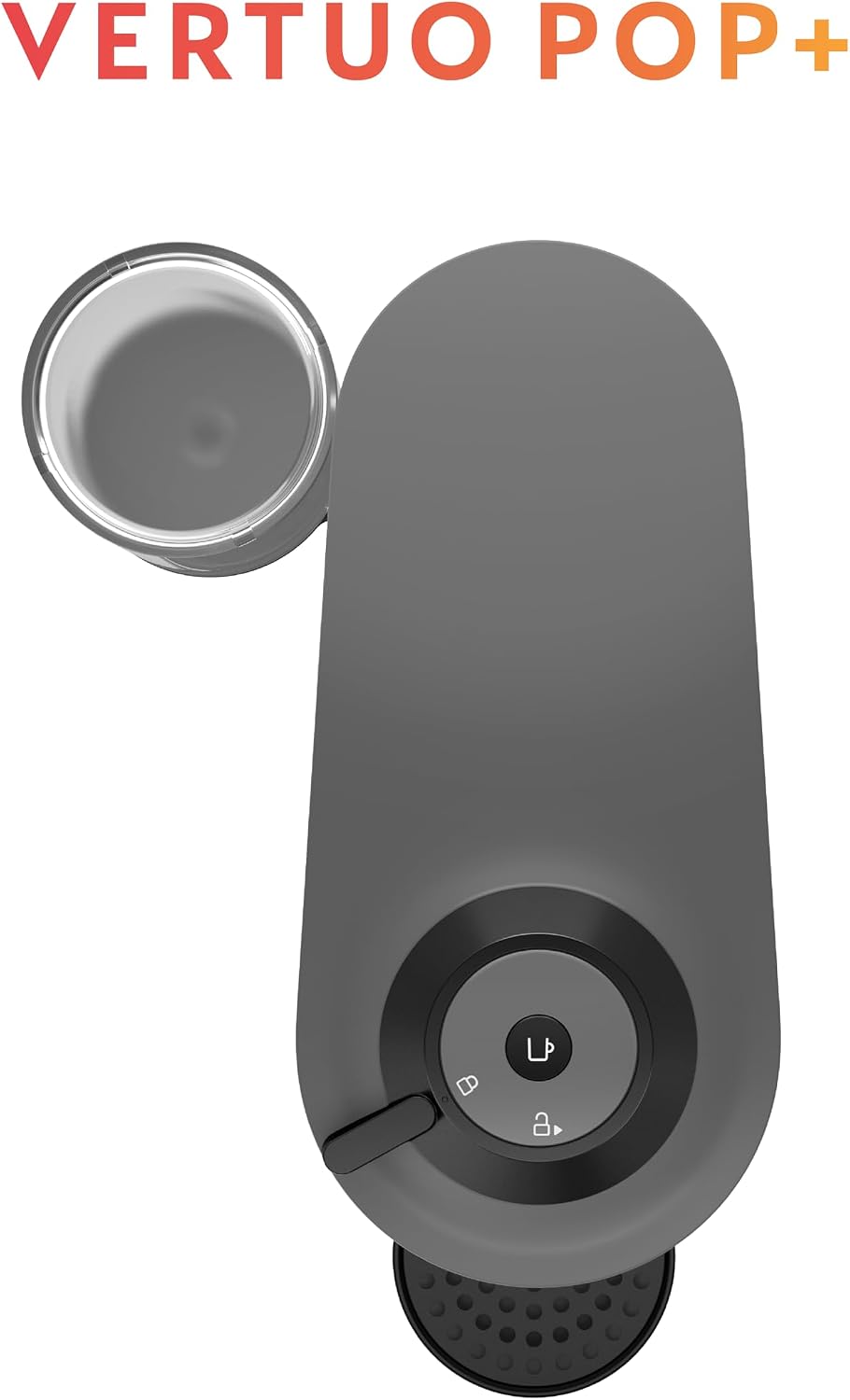 Detalle de Nespresso Vertuo Pop+ Coffee Machine, Dark Gray