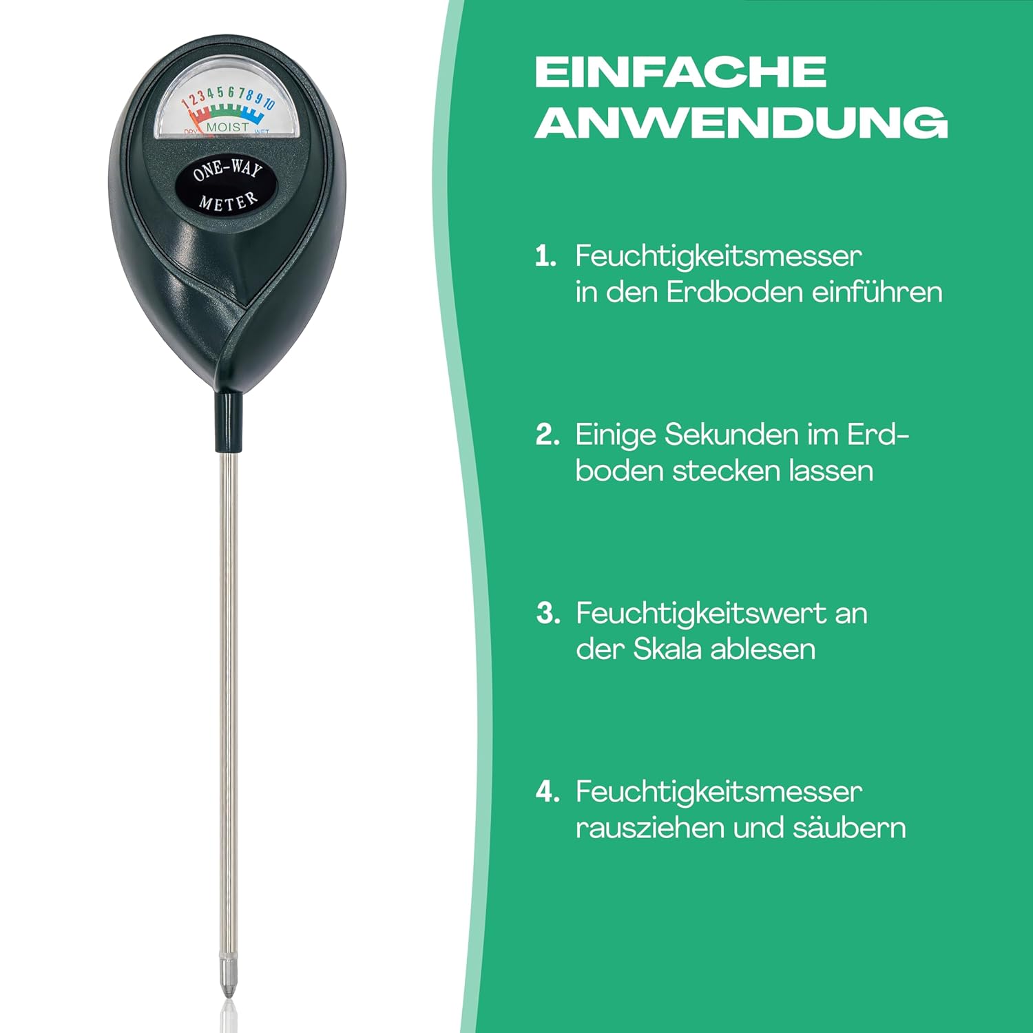 Thumbnail 1 de Netrox Bodenfeuchtigkeitsmesser Präzise Feuchteanzeige