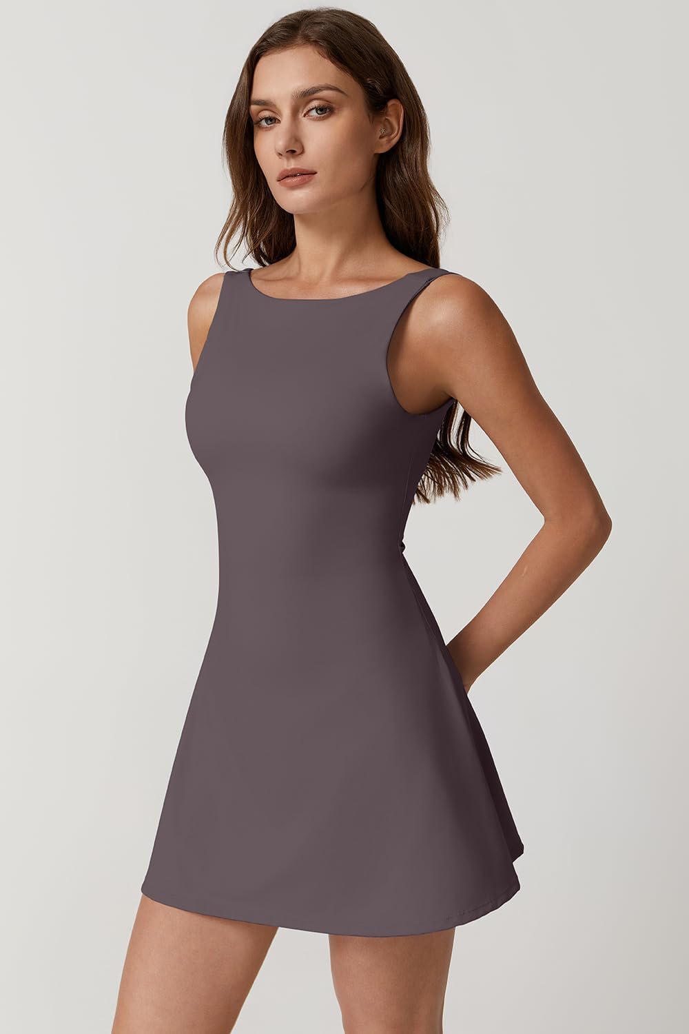 Detalle de QINSEN Tennis Dress, Nylon-Spandex
