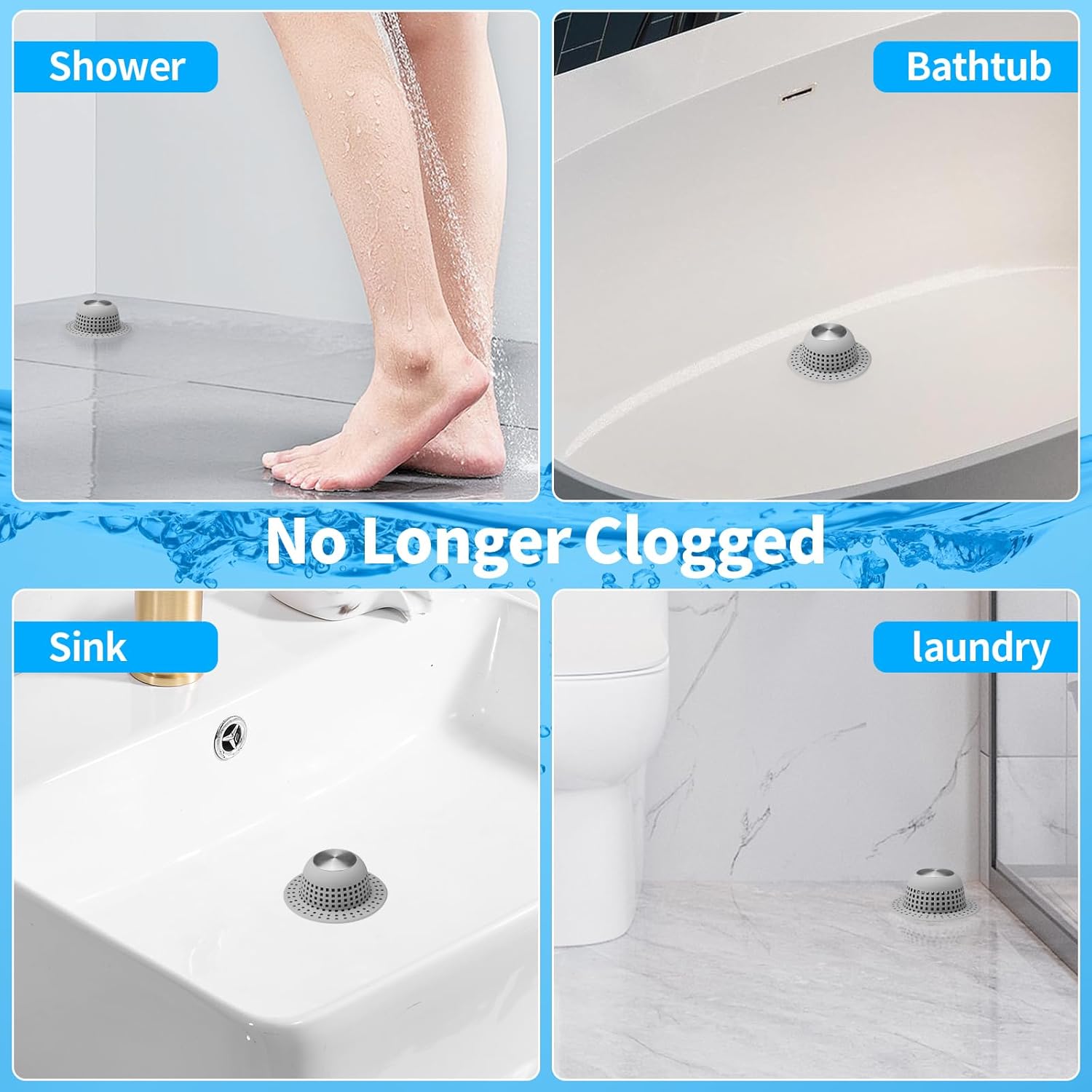 Thumbnail 1 de Aluvor Drain Hair Catcher Silicone