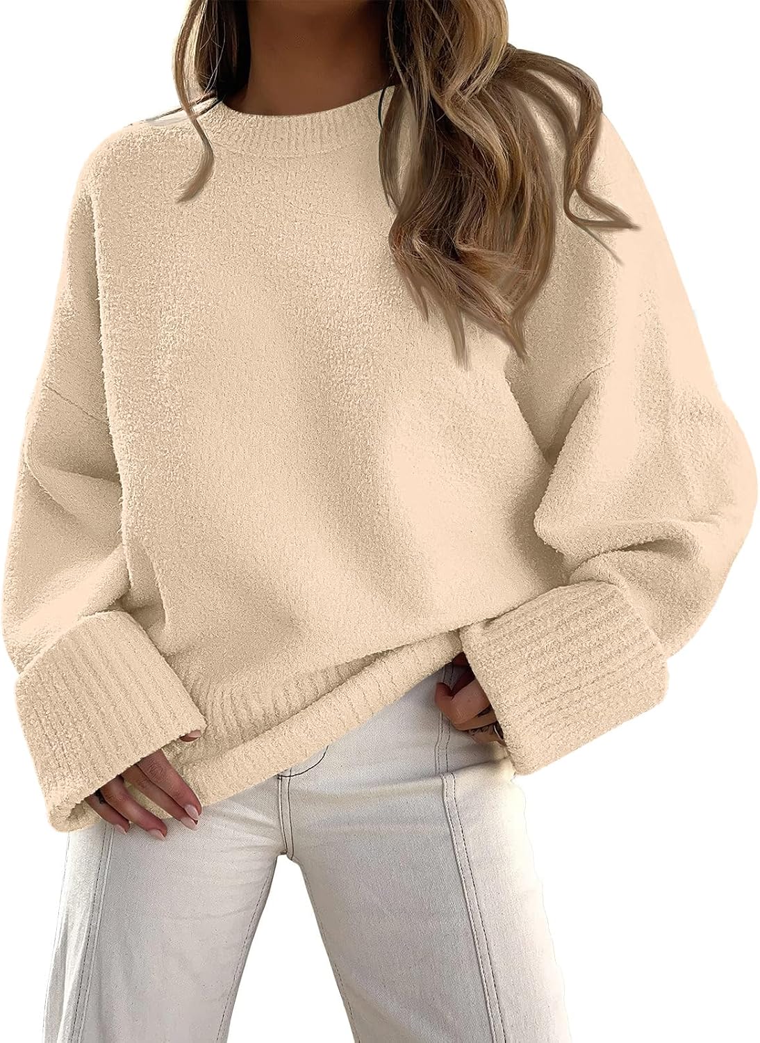 Thumbnail 4 de LILLUSORY Oversized Fuzzy Chunky Sweater for Women