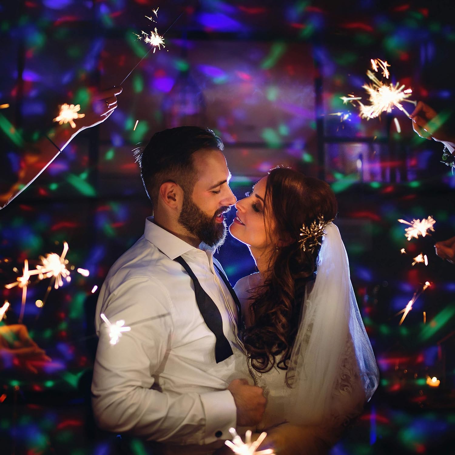 Thumbnail 4 de Global Gizmos 45390 Crystal Starball Disco Light (battery operated mini disco light) 9cm x 9cm