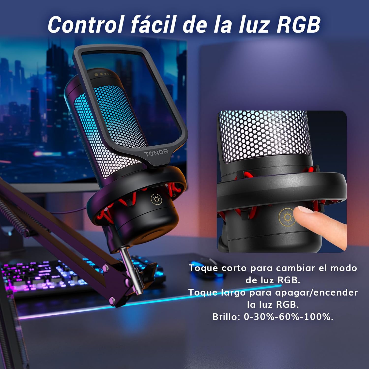 Thumbnail 4 de TONOR TC310+ Micrófono USB para streaming
