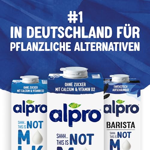 Thumbnail 12 de Alpro This is Not Milk 3,5% – 8x1L, 100% Pflanzlich & Zuckerfrei: Veganer Haferdrink im Mehrpack