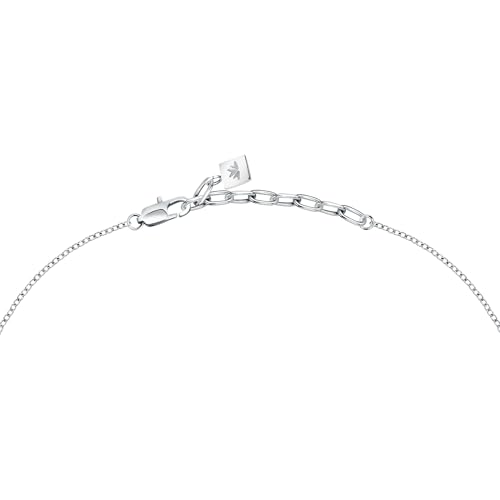 Detalle de Morellato Collier Homme en Acier et Cristaux avec Pendentif Cornet – Collection MOTOWN