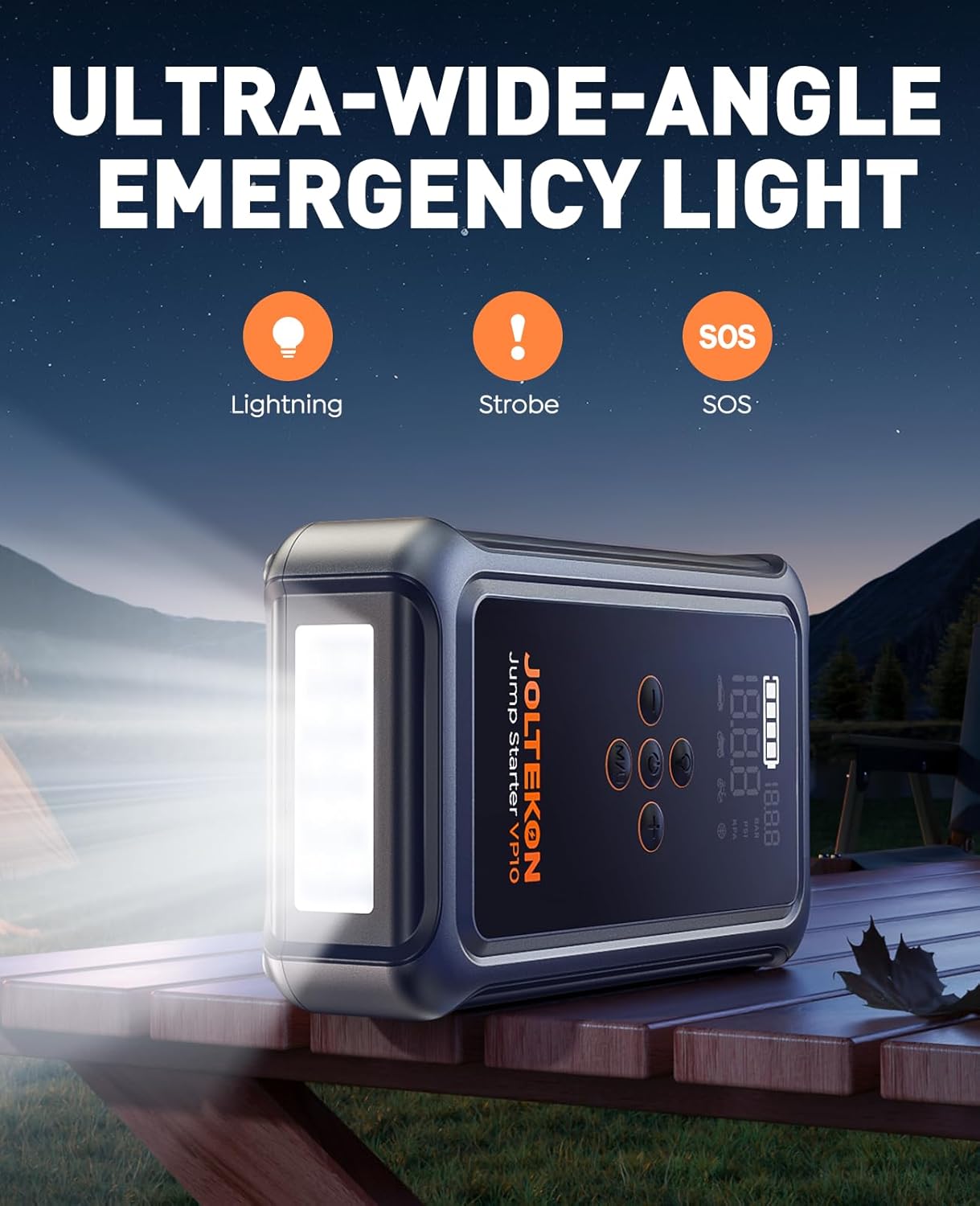 Thumbnail 4 de 5000A 150PSI Jump Starter Power Pack with 12V Car Battery Booster