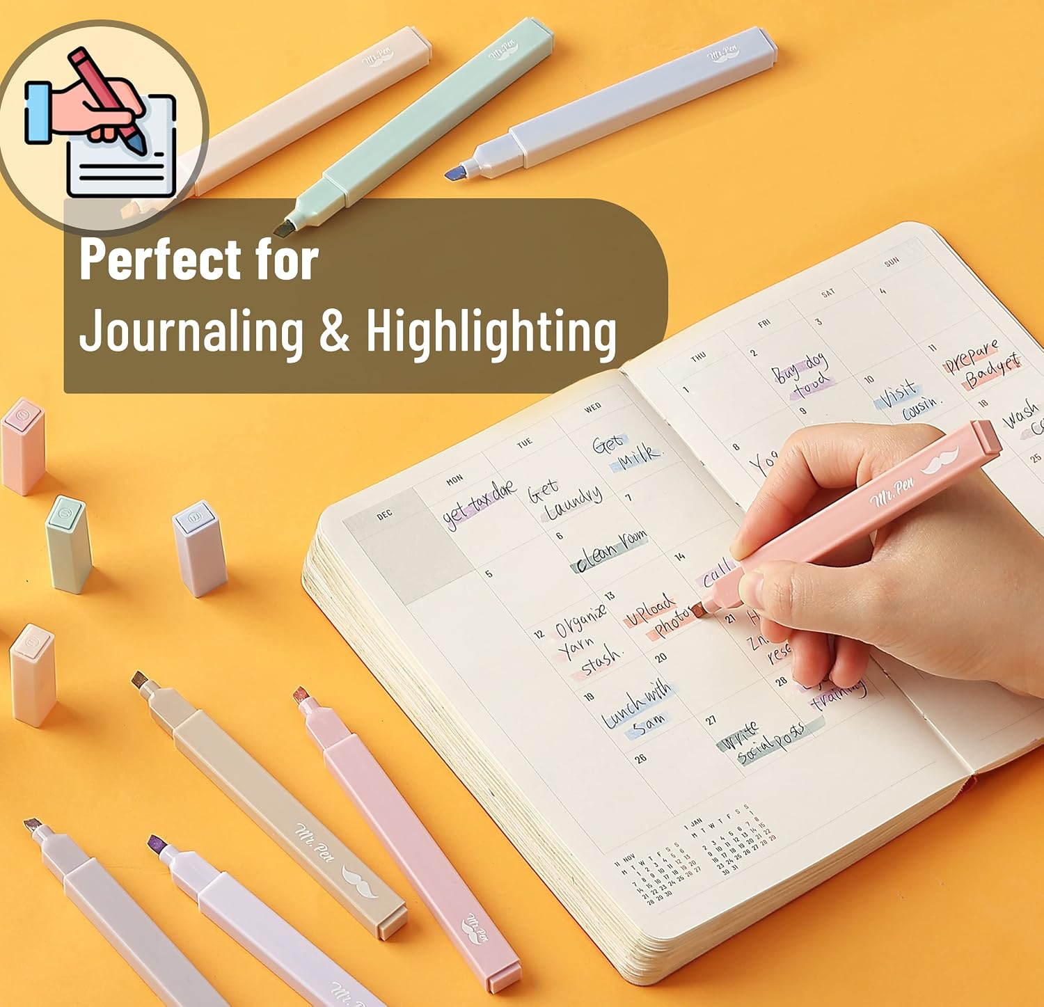 Detalle 2 de Mr. Pen Highlighters, 16-Pack