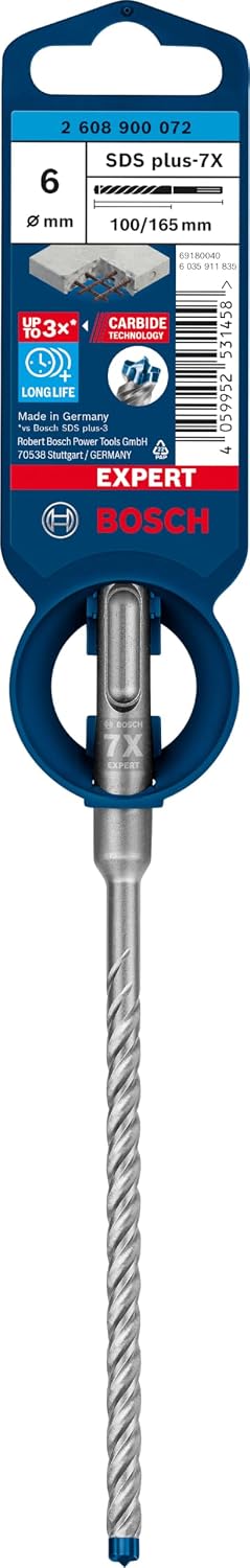 Detalle 2 de Bosch EXPERT SDS plus-7X hammarborr, Ø 6 mm för sten och armerad betong