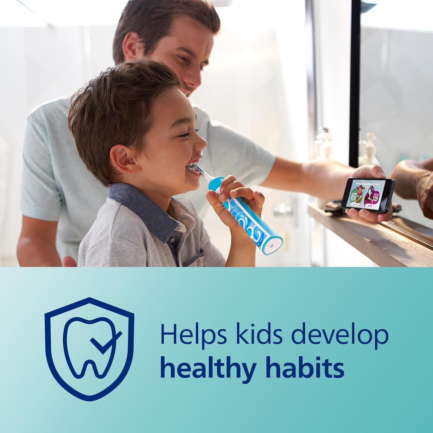 Thumbnail 4 de Philips Sonicare for Kids HX6322/04: Gentle, engaging sonic brushing for children aged 3+