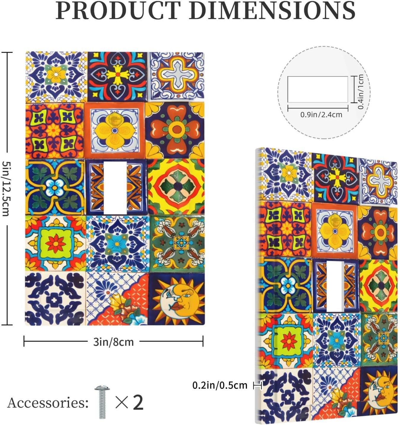 Thumbnail 4 de JOOJIAO Decorative Switch Plate, 1-Gang