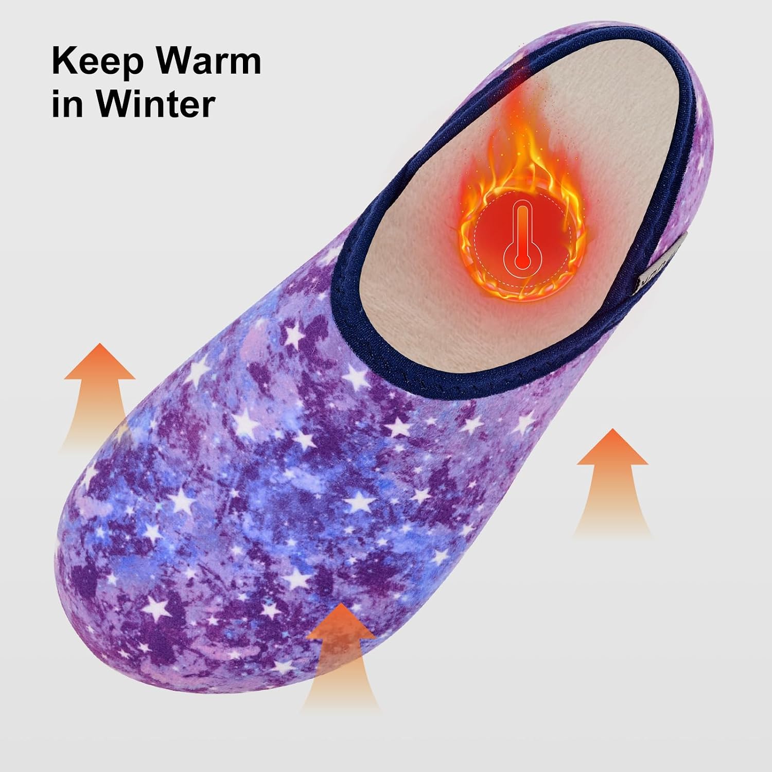 Detalle 2 de VIFUUR Fuzzy Barefoot Slipper Socks, Machine-Washable with Non-Slip Soles