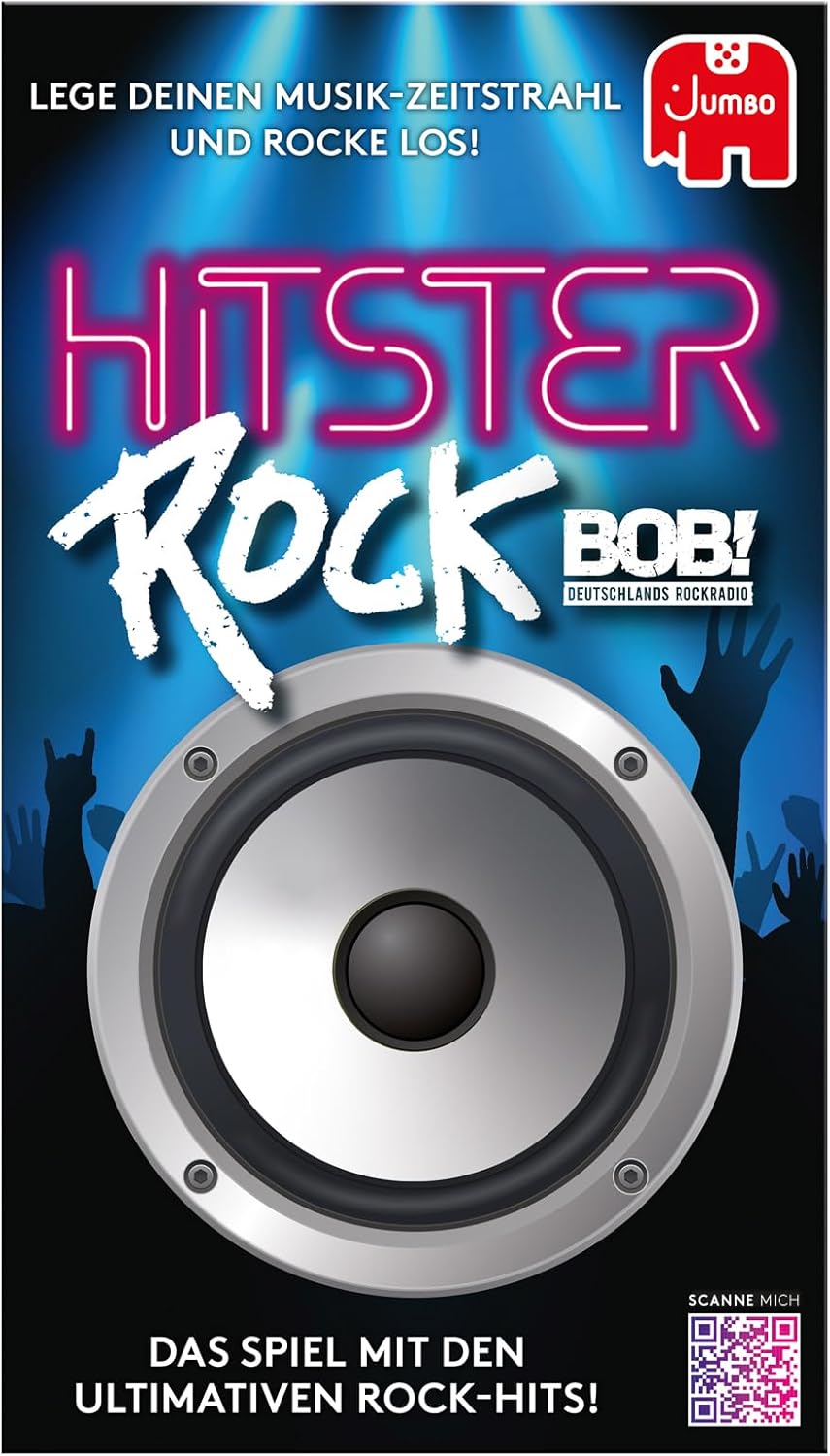 Detalle de Hitster Rock Party- und Kartenspiel für Erwachsene und Familien – Deutsch, 2 bis 10 Spieler ab 16 Jahren