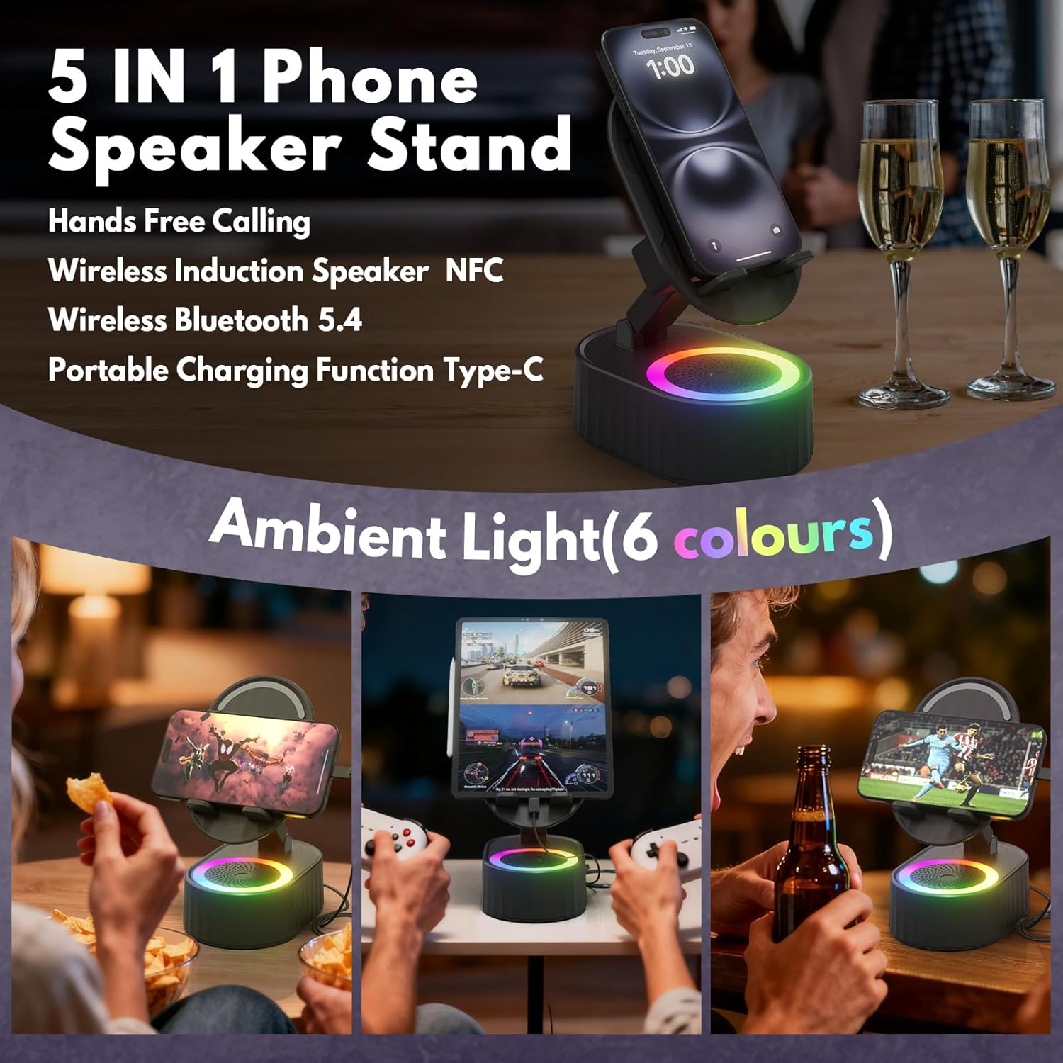 Detalle de Lenski Wireless Bluetooth Speaker for Men