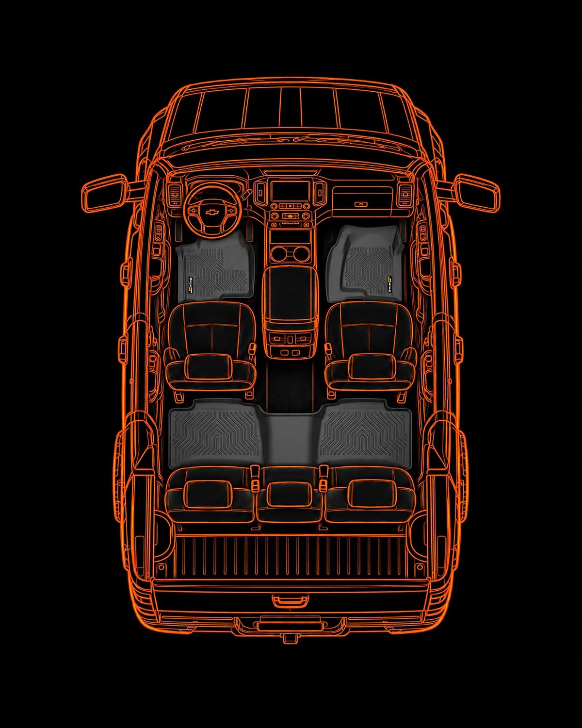 Detalle de G-PLUS Floor Mats TPE