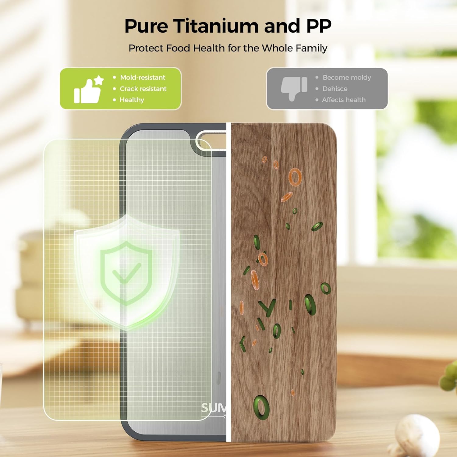 Detalle de Titanium 2-in-1 Cutting Board 15.5 x 10.5