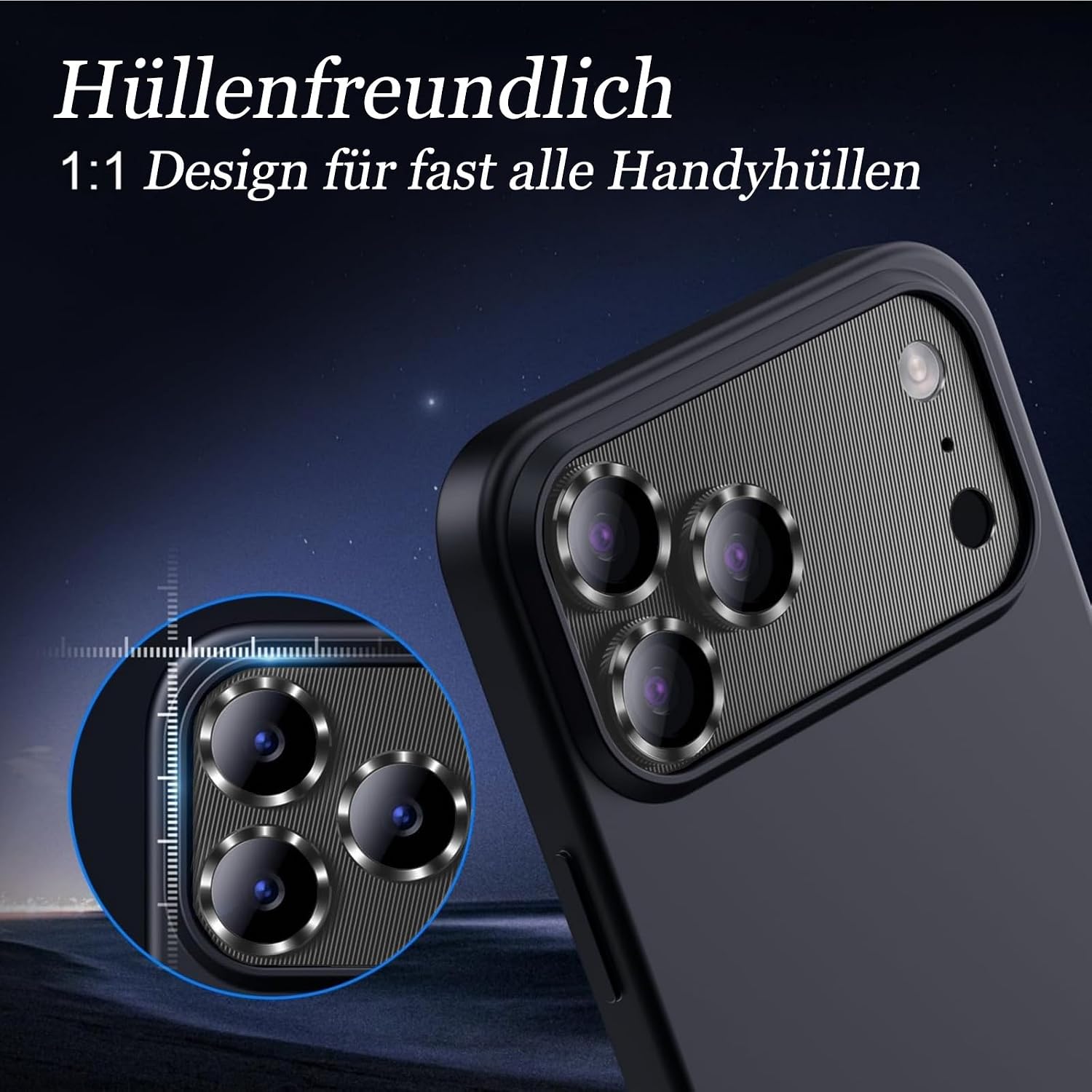 Thumbnail 4 de Leedia Kameraschutz für iPhone 17 Pro Max 6,9 Zoll