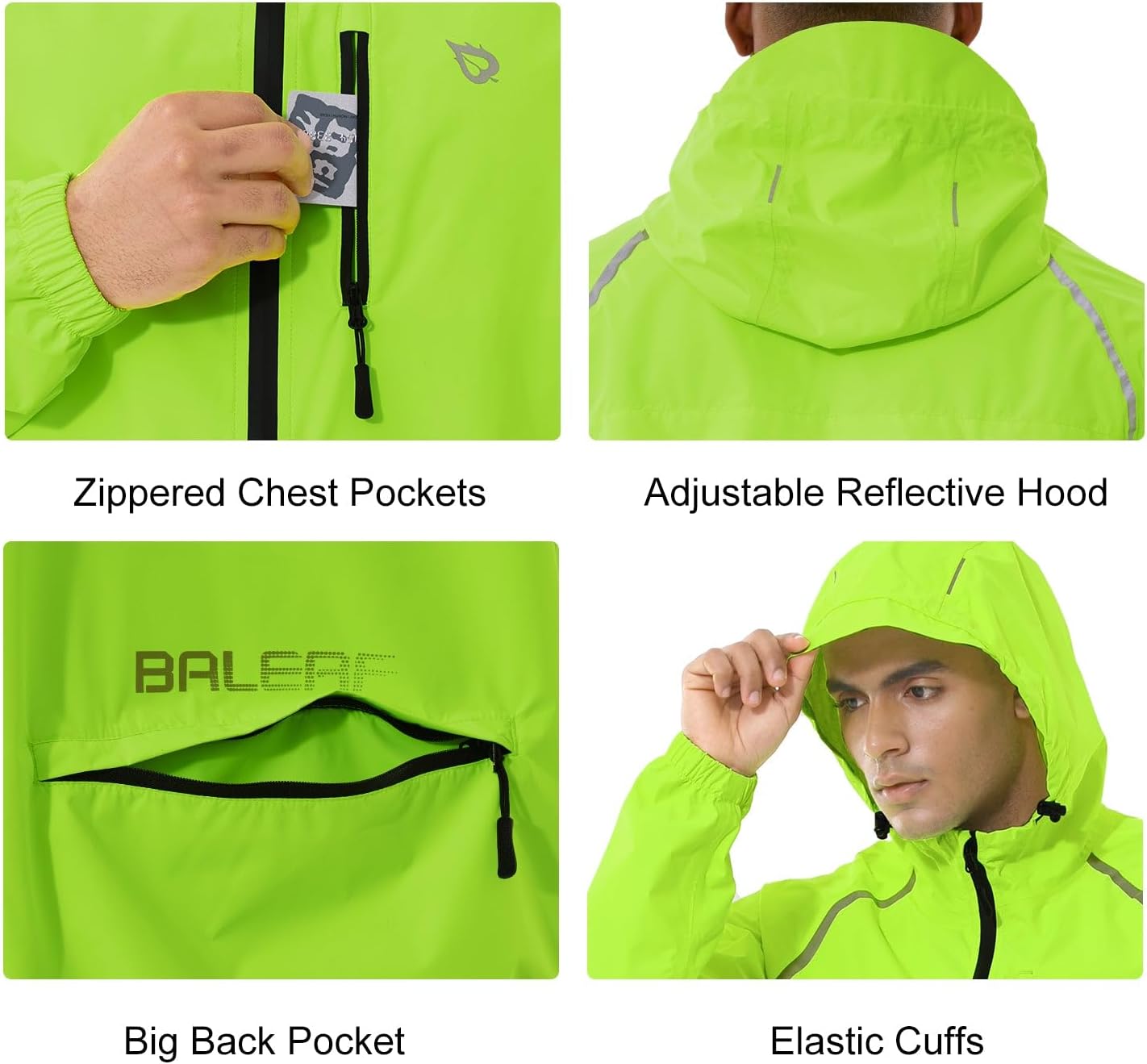 Thumbnail 3 de baleaf Fahrradjacke Herren Regenjacke