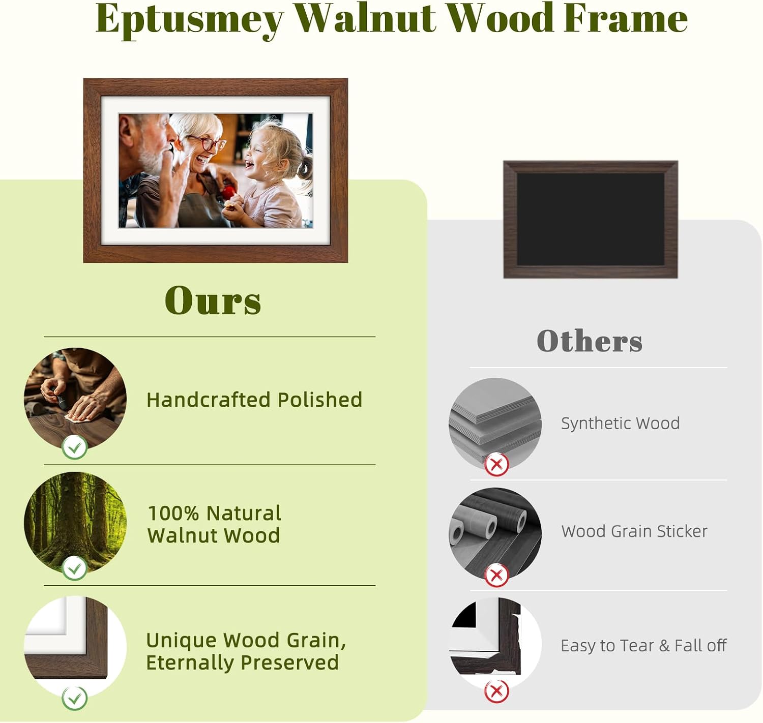 Detalle de Eptusmey 10.1 Inch Digital Photo Frame 32GB