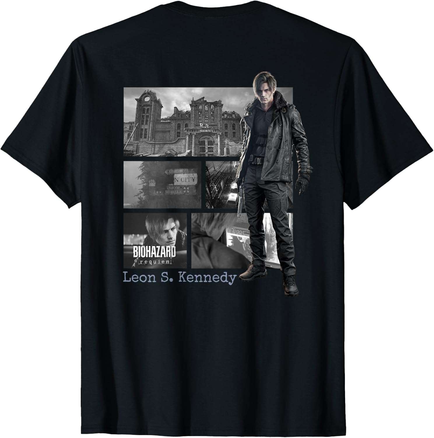 Detalle de Resident Evil Requiem Leon BP T-Shirt